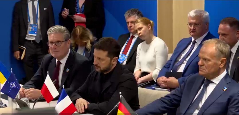 Европейские лидеры на саммите