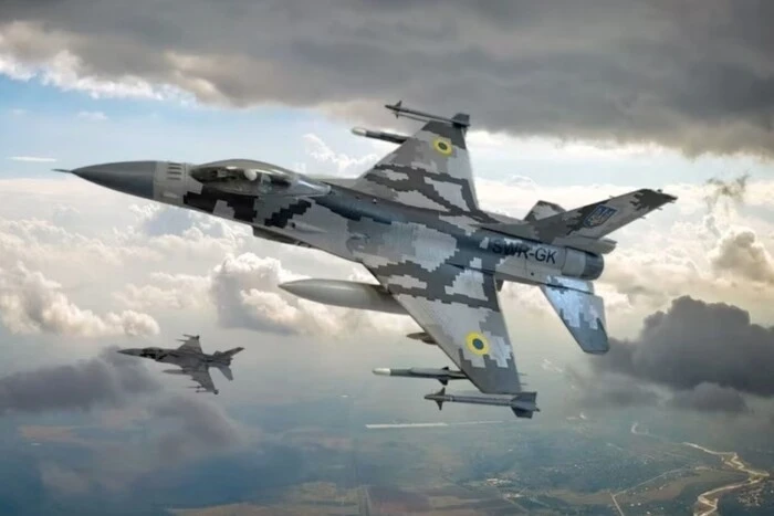 Зображення бойового літака F-16