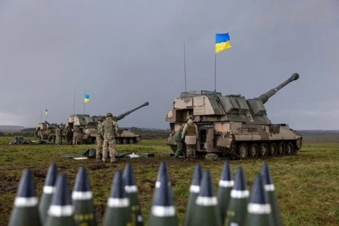 Украинские военные на передовой