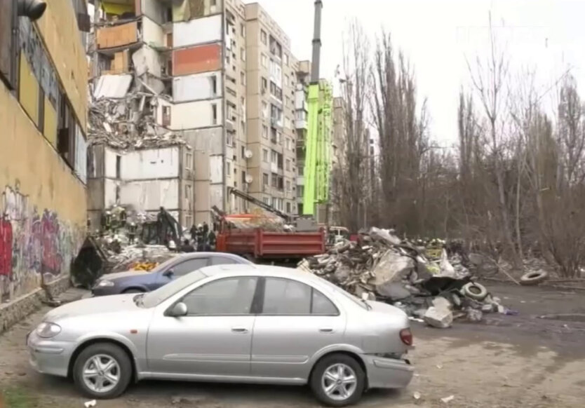 Место убийства семерых людей в Одессе