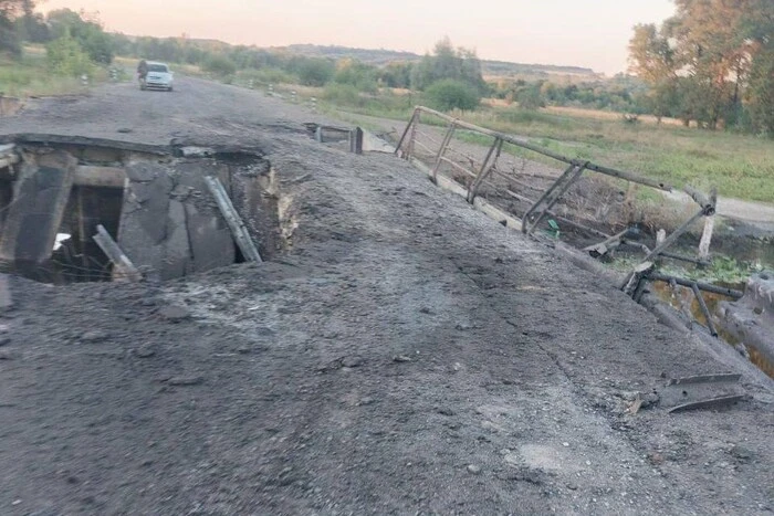 Перерізані мости в Курській області