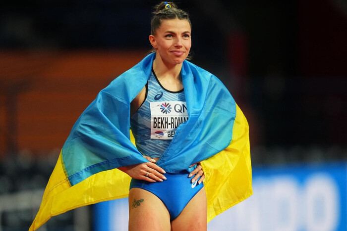 Марина Бех-Романчук у фіналі Олімпіади з потрійного стрибка