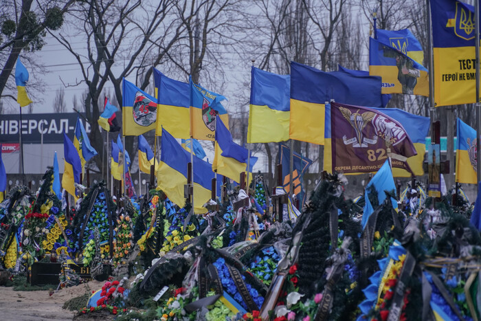 Мапа поховань загиблих воїнів в Україні