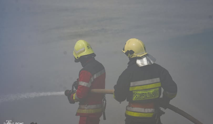 Fire at the dump near Uzhgorod