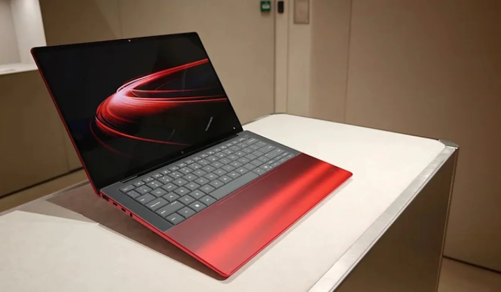 Designer laptop with hypercar elements