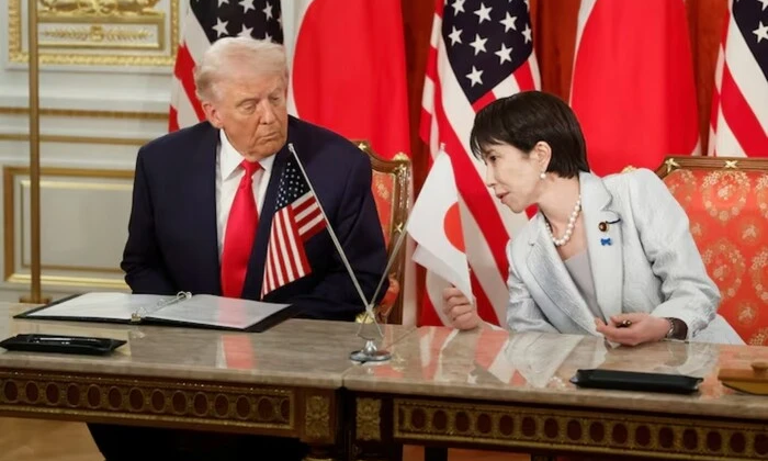 Trump lures Japan into conflict