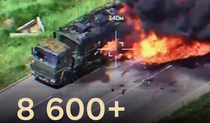 Record number of enemy vehicles destroyed
