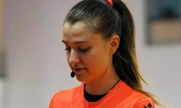 Maria Myslovska, futsal referee