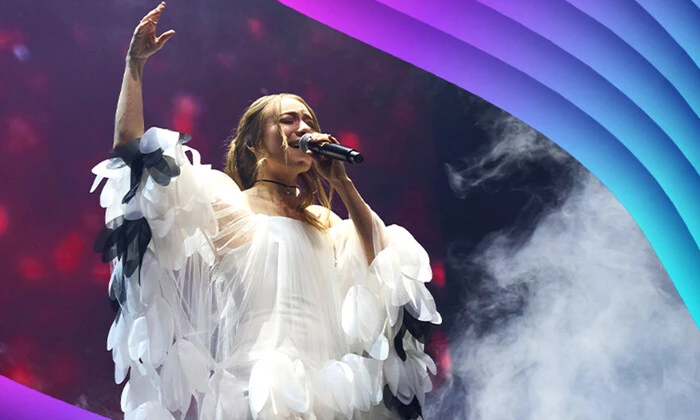 Photo of Leleka rehearsals with the Ridnym song at Eurovision-2026