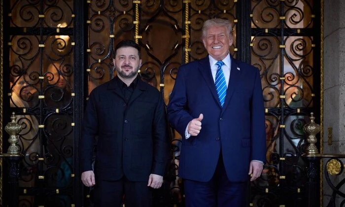 Зеленський і Трамп на переговорах
