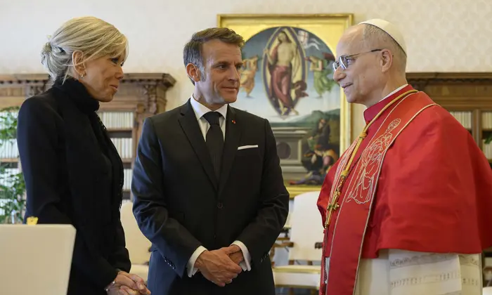 Macron and Pope Leo XIV discuss Iran