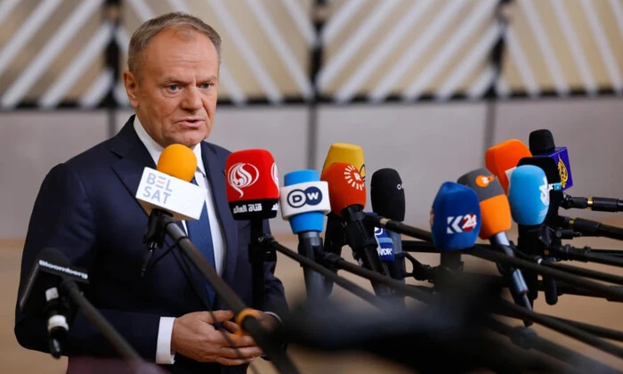 Image of Donald Tusk and President Navrotsky