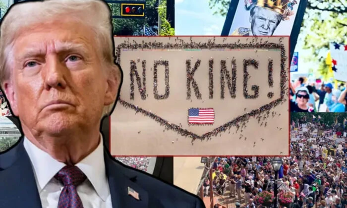 'Kings-less' protests against Trump