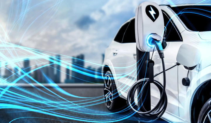 Electric car with solid-state battery