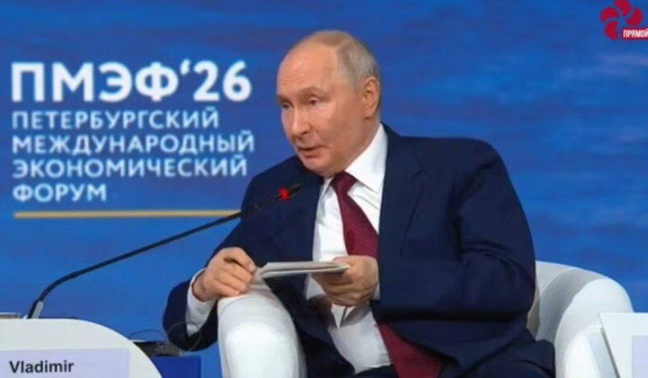 Путин и Зеленский на встрече