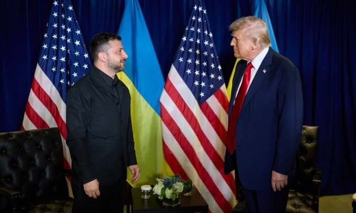 Зеленський і Трамп на зустрічі