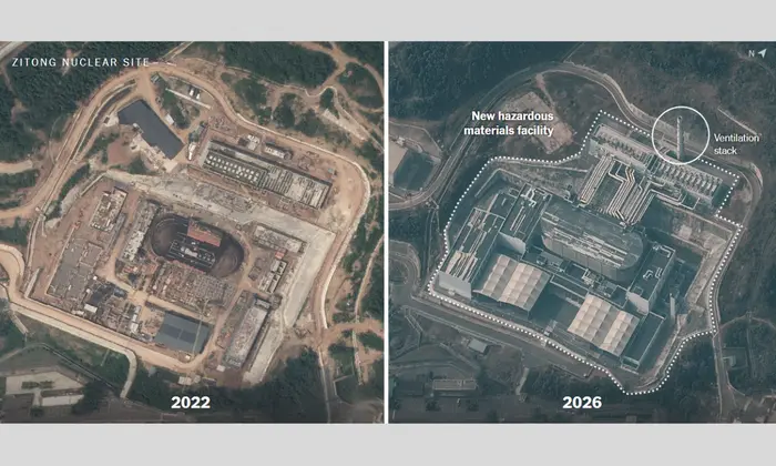 Satellite images of nuclear arsenal in Sichuan