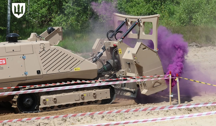 New demining system of the Ministry of Defense