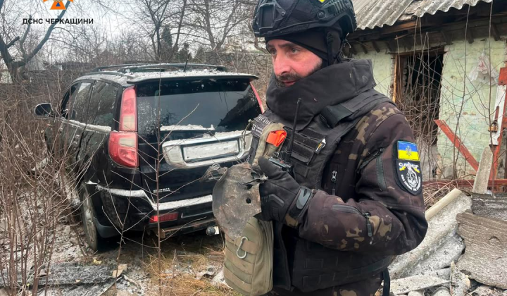 Російський удар в Умані, руйнування