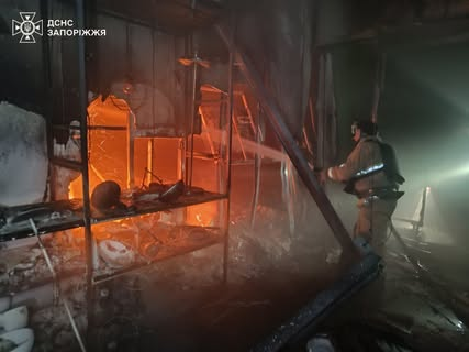 Атака России на Запорожье ночью