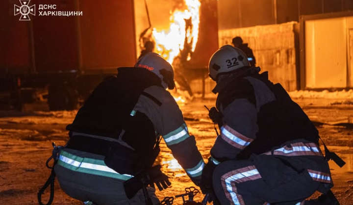Руйнування поштового терміналу в Харківщині