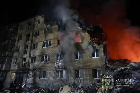 Injured baby under rubble from Russian strikes