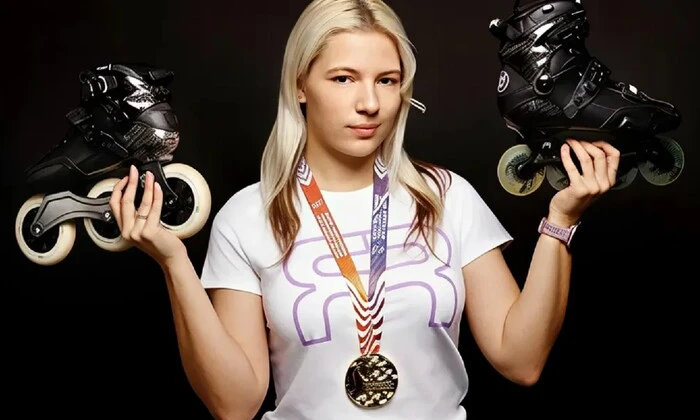 Російська чемпіонка на п’єдесталі