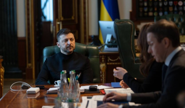 Зеленський на нараді щодо газу