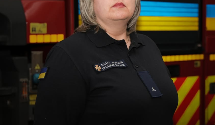 Rescuer-chemist Oksana Saenchuk