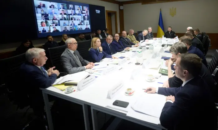 Ukrainian politician holds a meeting in Africa