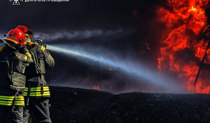 Пожежі та пошкодження в Дніпропетровщині
