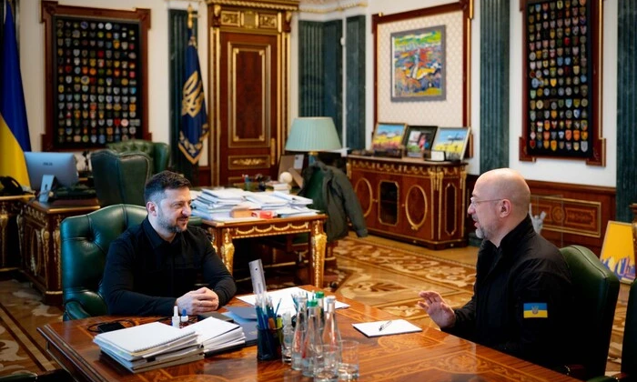 Zelensky and Shmyhal discuss the position