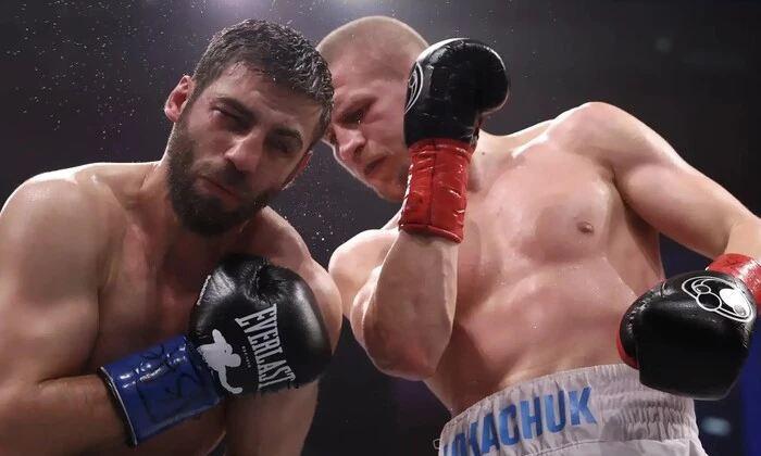 Ukrainian boxers fight in Las Vegas