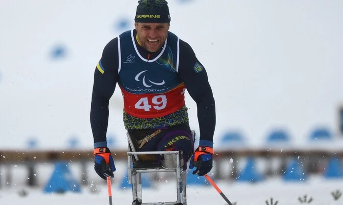 Ukrainian Paralympian on 20 km distance
