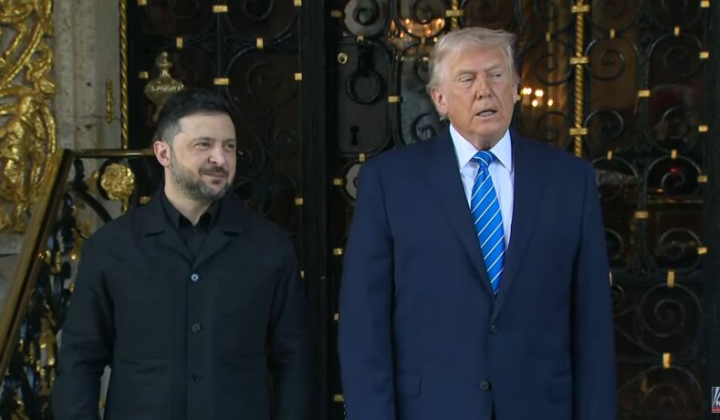 Зеленский и Трамп на встрече