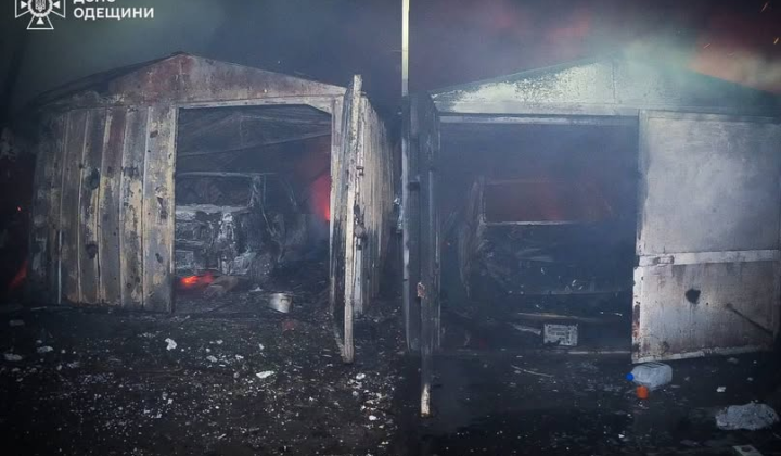 Night drone attack on Odessa
