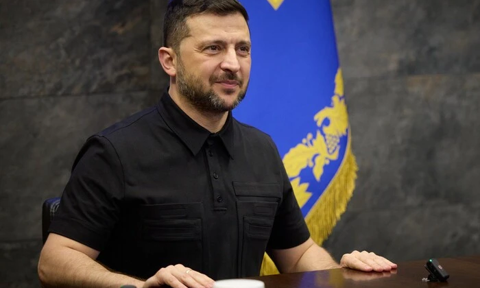 Зеленский и Пирс Морган на интервью