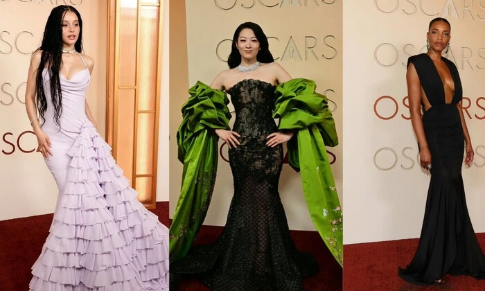 Oscar 2026 winner and stylish outfits on the red carpet