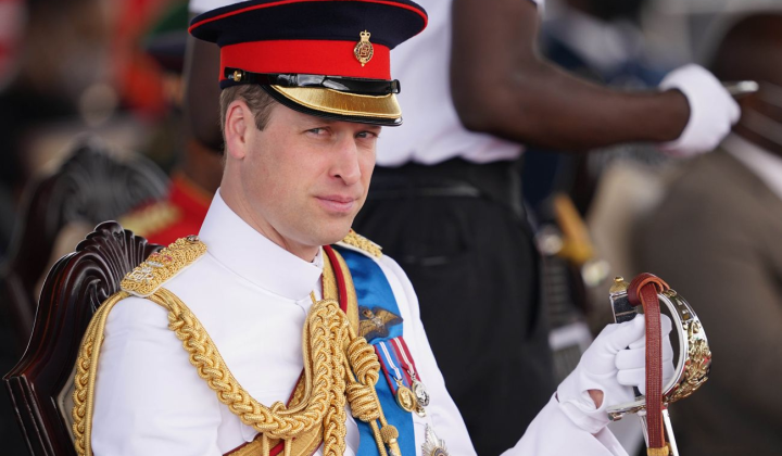Prince William enjoys his perfect breakfast