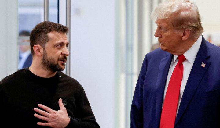 Trump and Zelensky in the Middle East
