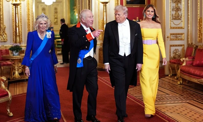 King Charles III visiting the USA