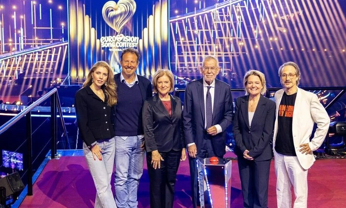 Stage at Eurovision-2026 in Vienna