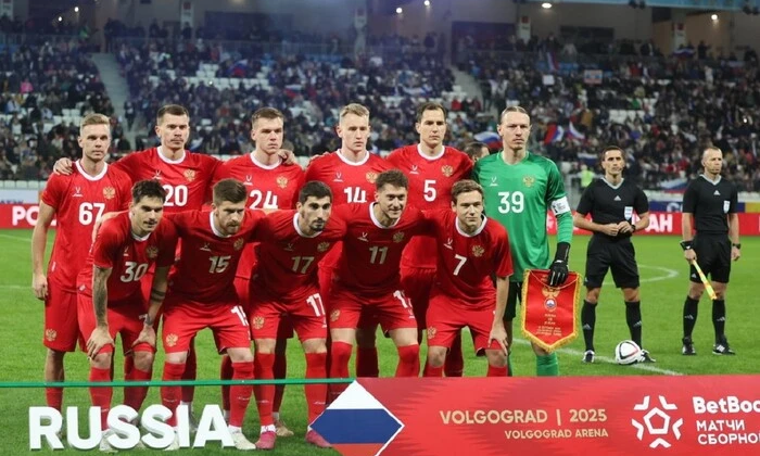 Флаг Украины на стадионе