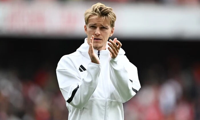 Arsenal player on the football field