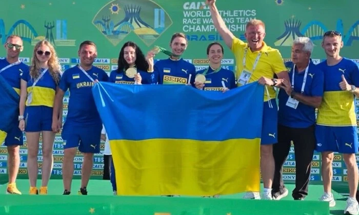 Ukrainian female athletes win gold at world championship