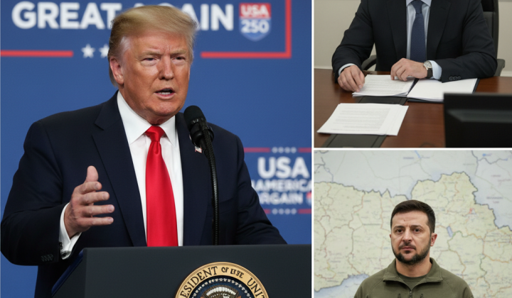 Trump announces peace negotiations