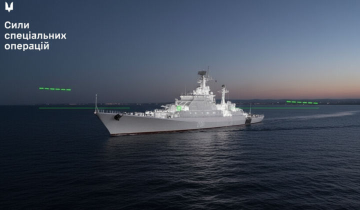 Ураження корабля РФ у морі