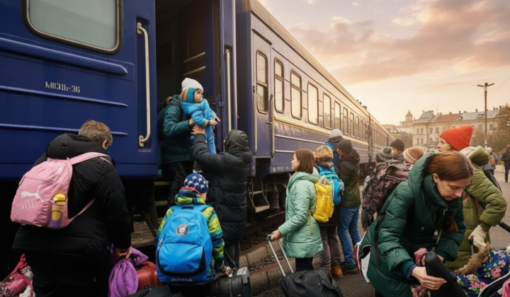 Евакуація українців з фронту