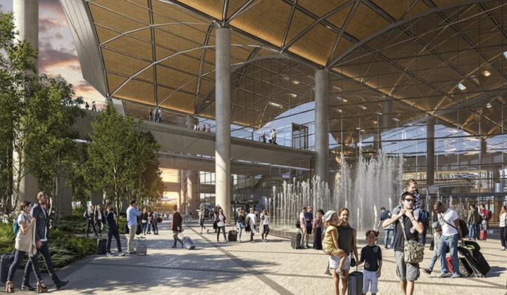 Construction of a mega airport in Poland