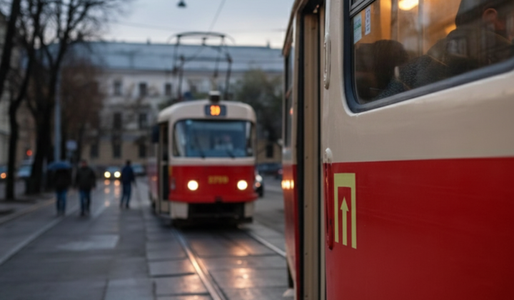 Авария трамваев в Киеве
